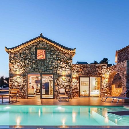 Gerakada Exclusive-Seaview Villa With Private Pool Koroni  Bagian luar foto