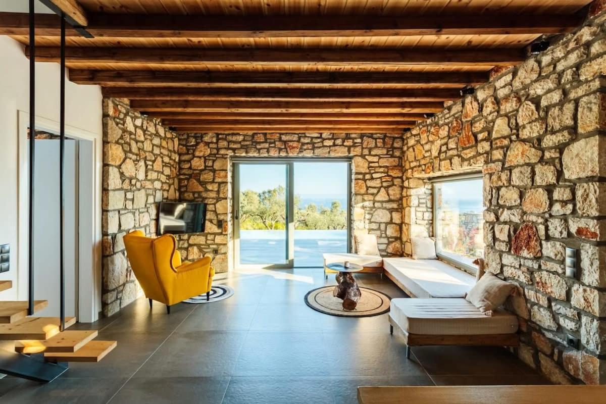 Gerakada Exclusive-Seaview Villa With Private Pool Koroni  Bagian luar foto